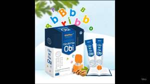 Cốm Bổ Não Obi 20 Gói 3 Gram Hộp HT Trí Nhớ Tập Trung Cho Trẻ Từ 3-9 Tuổi Bổ Sung DHA Vitamin A & Các Dưỡng Chất Khác Cho Não Bộ