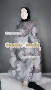 Gamis Busui Modern Ld100 Ld110 Ld120 Ld130: Pilihan Baju Wanita Syari Busui Jumbo