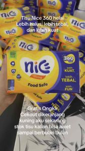 (PAKET 8 PACK) Tisu Tissue NICE 360 Helai 2Ply | Tisu Facial Wajah Nice | Tissue NICE