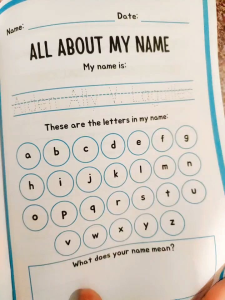 Beginners Learning Booklet for Preschool toddler and kids includes alphabet numbers shape trace and colour all in one booklet