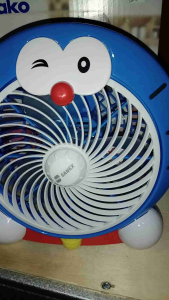 kipas angin karakter doraemon sanex