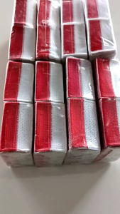 Bet Logo Lambang Merah Putih Full Bordir Untuk Baju 3 x 5