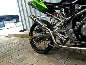 KNALPOT NINJA R RR SS AITECH KARBON FULLSTAINLESS
