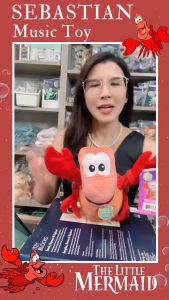 ของเล่นดิสนีย์ เซบาสเตียนร้องเพลงและเต้นได้ รุ่น Sing & Dance with Little Mermaid Snapping Sebastian