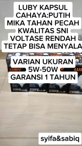 BOHLAM LED / LAMPU LED LUBY CUPSULE PAKET 10 PCS