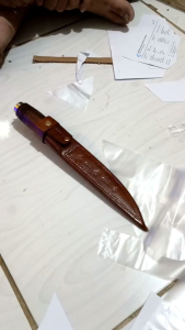 Pisau Dapur Cap Garpu 15cm: Sarung Kulit Baja Perr & Tips Penggunaan