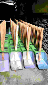 OmniMerchDepot 1pcs Dustpan Lata Heavy With Handle Duty Cleaning Tools Clean Dust Pan Can Equipment Eco-Friendly Metal Dustpan with Durable Wood Handle HighQuality Lightweight Long Lasting Cleaning Tool