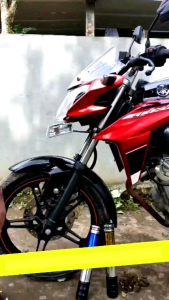 Cara Menggunakan Cover Shock Depan Vixion R & All New