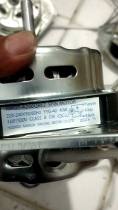 Dinamo Spin / Motor Pengering Mesin Cuci SHARP 2 Tabung 3 uf Original