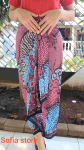 Rok Katun Pinggang Karet Adela Rok Batik Bawahan Kebaya Encim