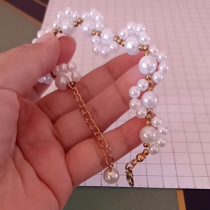 G49 Gelang Mutiara Putih Kecil Kecil