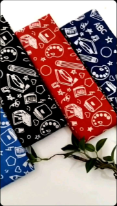 Kain Batik Cap Garutan Series - Motif Alat Tulis Series - Batik Cap (Bukan Batik Print) - Fashion Batik Pria Wanita - Batik Kombinasi