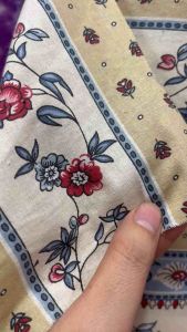 VẢI THÔ COTTON HOA NHÍ KHỔ VẢI 1m53