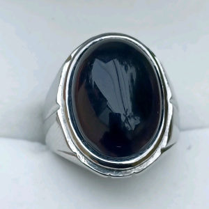 CINCIN BATU KECUBUNG WULUNG HITAM PEKAT TEMBUS SENTER