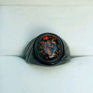 CINCIN BATU KALIMAYA BLACK OVAL SUPER JARONG