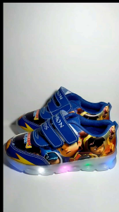 SEPATU LED TERBARU MOTIF BOBOBOY SEPATU KEKINIAN SEPATU KEREN SEPATU ANAK LAKI LAKI SEPATU SANTAI SEPATU MENYALA