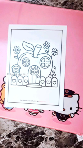 iyasayuriart - Seri Rumah #3 - Paket 10 Lembar Mewarnai Anak A5 - Coloring Paper