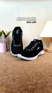 Sepatu Ando Airin hitam putih black white
