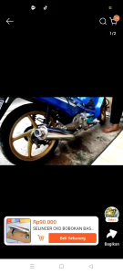 Silincer Knalpot CKD Bobok DS Pro Satria Fu Bass Padat Gahar Alus