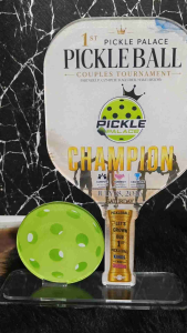 Premium Pickleball Trophy Custom Acrylic Award | Personalized Champion Trophy | 1st 2nd 3rd Place Tournament Award | Sports Recognition Plaque | Corporate School & Club Events