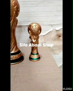 Trophy Piala Dunia Aesthetic Unik Murah Tinggi 27 cm