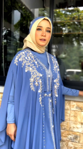 Gamis Kaftan Payet Mewah 4in1 Premium Riska