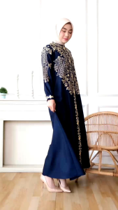 Hanifa Fashion Gamis Terbaru Raifa Payet Dan Bordir Bahan Toyobo Model Kekinian Sedia Seragaman