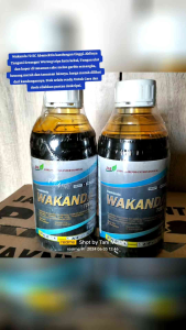WAKANDA 72 EC Abamektin TINGGI kemasan 500 ml ahlinya basmi wereng trip kutu kebul tungau ulat kaper kupu-kupu yang menyerang tanaman cabe tomat gardus semangka melon bawang merah padi dan tanaman lainnya secara tuntas