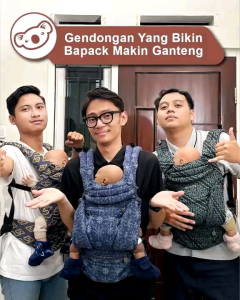 CuddleMe Wingme Carrier Gendong Hadap Depan Tanpa Hipseat Gendongan Bayi SSC Newborn Nyaman