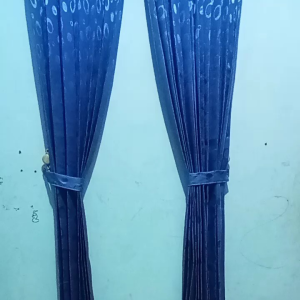 Gorden plisket motif polkadot gorden jendela gorden pintu Tirai gorden