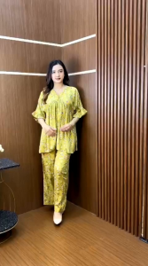 COD | Oneset Kanaya Rayon Motif Terbaru || Set Babydoll Terbaru Kekinian || Pakaian Wanita Modern Viral