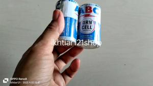 2 Pcs Baterai ABC Size D (Besar)/Battery ABC R20S 15 Volt