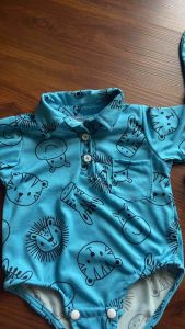 ONHAND Polo Onesie for Baby with Bonet