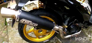 Knalpot Racing Samlong DRACO & TZM Project untuk Motor ALL Matic & Beat