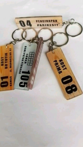 Gantungan Kunci Pintu Kamar Kos & Loker Penginapan Praktis