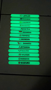 Door Guard Pintu Mobil Luminous Glow in the Dark per set = 4pcs / keping