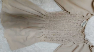 เสื้อครอป เสื้อคนอ้วน เสื้อคนท้อง อกยางยืด แขนตุ๊กตา