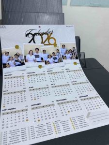A3 Personalized Wall Calendar 2026