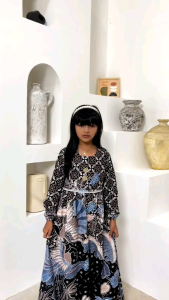 Gamis Anak Batik Sinta Collection Store Series 4-10 Tahun Junior / Pakaian Anak Batik Modern