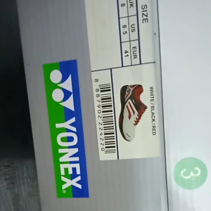 Sepatu Badminton Yonex Akayu 6 White Black Red