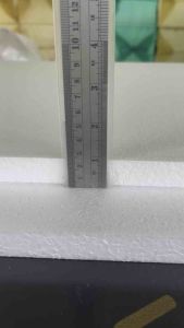 โฟมแผ่น Foam Sheet (ความหนาแน่น 1 ปอนด์) เกรดไม่ลามไฟ ขนาด 60 x 120cm หนา 3/4 นิ้ว ราคา / 5 แผ่น