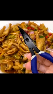 Bộ Đôi Kìm Rút Xương Chân Gà Và Dao Rạch Da Gà Làm Chân Gà Rút Xương Tiện Lợi