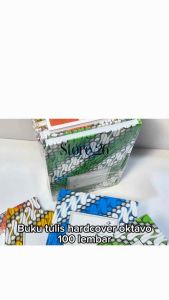 (Pack) Buku tulis hardcover octavo 100 lembar