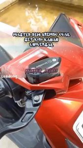 Master rem tabung oval breemm atau handle master rem oval model rcb universal kiri kanan