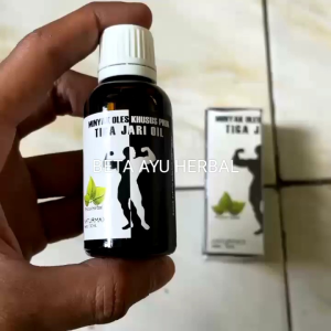obat pembesar kelamin pria DAUN TIGA JARI OIL minyak tradisional asli papua daun bungkus 100% bpom