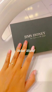 JIMS HONEY - VELVET WALLET Dompet premium super lembut motif quillted