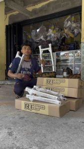 Swing arm R2 platinum segilima Fizr f1z r force 1 aluminium lengan ayun