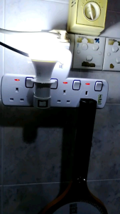 ME D-304N 4-Gang T-Way Adaport With Neon switch Individually