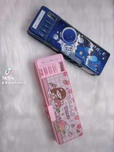 Hộp Bút Hít Đa Năng Có Mật Khẩu Loại Đẹp Mẫu Bé Gái/Phi Hành Gia Xinh Xắn