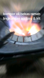 Kompor Portabel Ramah Lingkungan Lengkap Dengan Blower